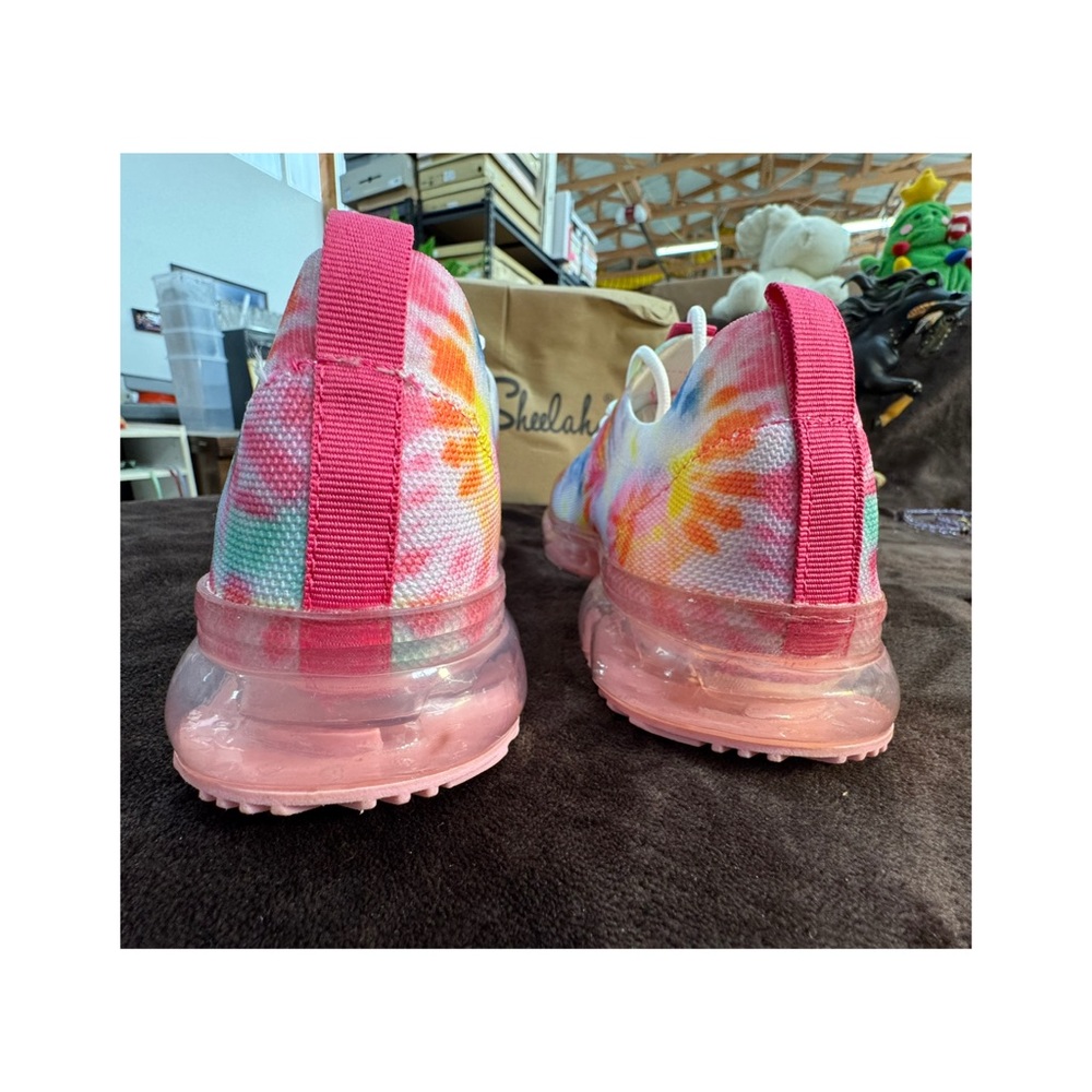 La Sheelah colorful Sneakers with Clear Pink Soles - Picture 5 of 10
